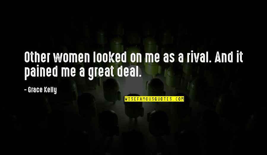 Humdinger Crossword Quotes By Grace Kelly: Other women looked on me as a rival.
