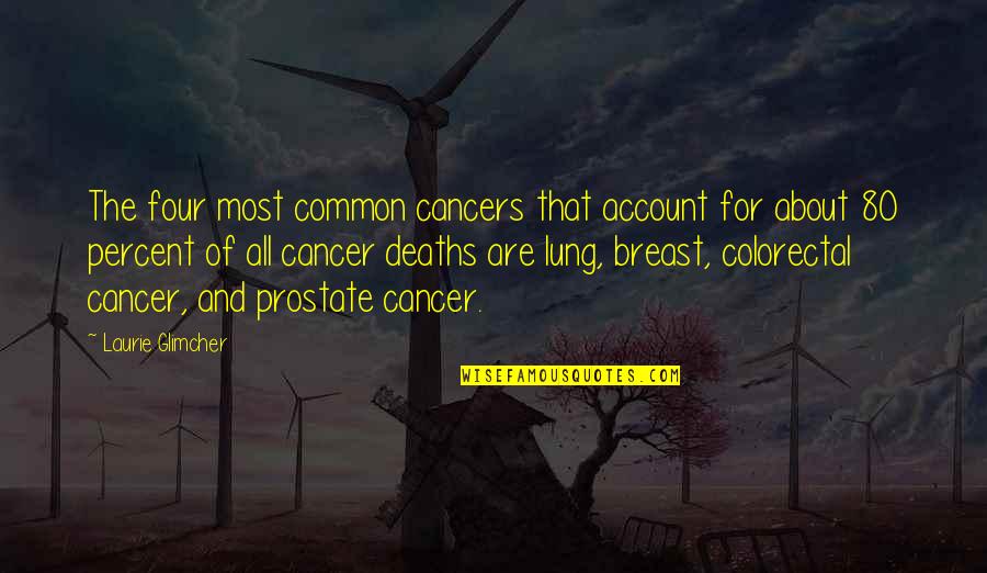 Hume Cause And Effect Quotes By Laurie Glimcher: The four most common cancers that account for