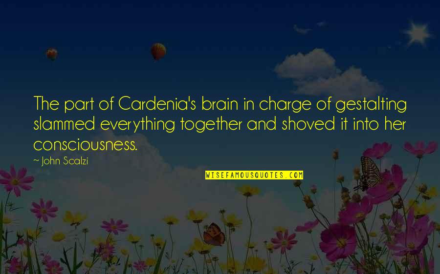 Hummingbird Sayings And Quotes By John Scalzi: The part of Cardenia's brain in charge of Hummingbird Sayings And Quotes By John Scalzi: The part of Cardenia's brain in charge of