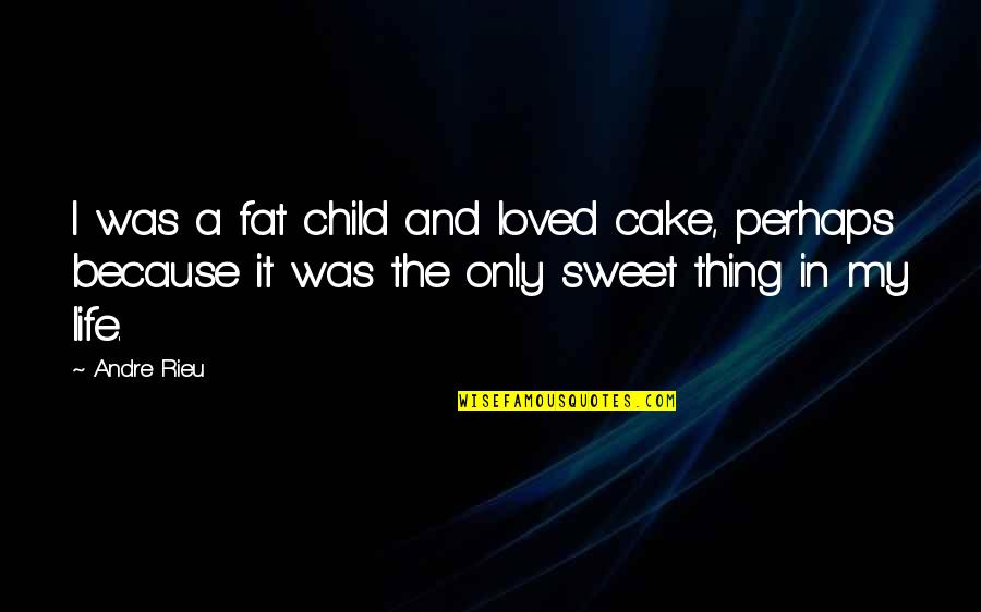 Humor Will Jace Quotes By Andre Rieu: I was a fat child and loved cake, Humor Will Jace Quotes By Andre Rieu: I was a fat child and loved cake,
