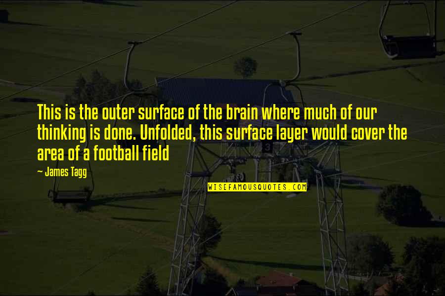 Humorously Yours Quotes By James Tagg: This is the outer surface of the brain Humorously Yours Quotes By James Tagg: This is the outer surface of the brain