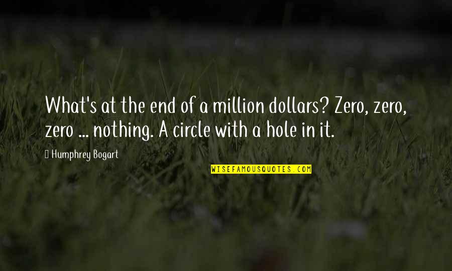 Humphrey Bogart Best Quotes By Humphrey Bogart: What's at the end of a million dollars? Humphrey Bogart Best Quotes By Humphrey Bogart: What's at the end of a million dollars?