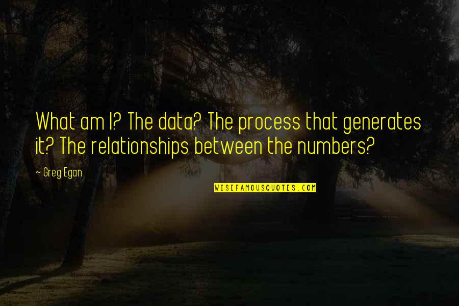 Humphry Repton Quotes By Greg Egan: What am I? The data? The process that