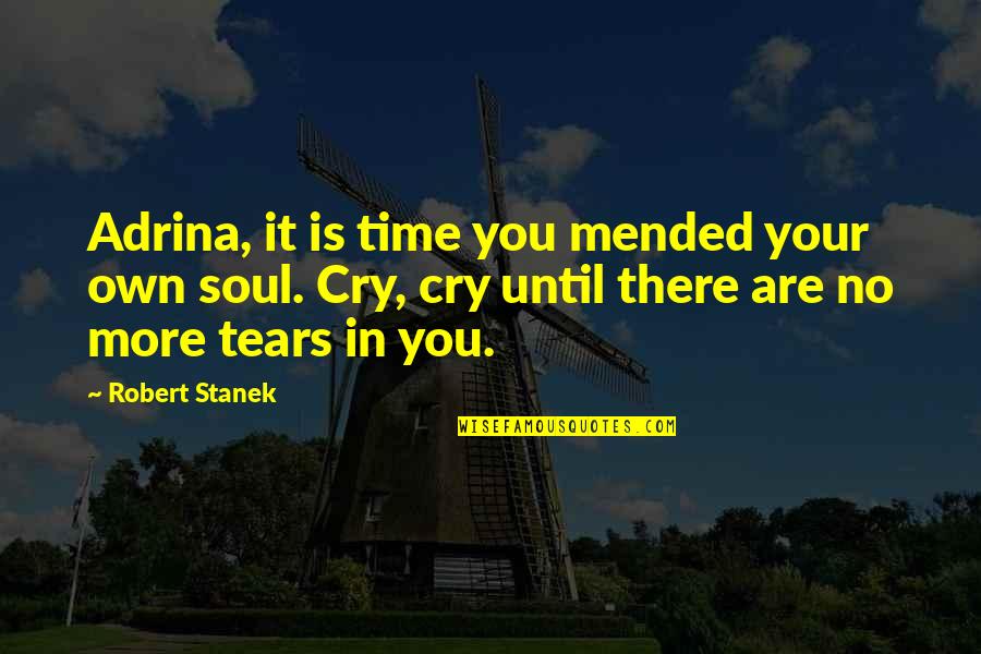 Hunger Point Quotes By Robert Stanek: Adrina, it is time you mended your own
