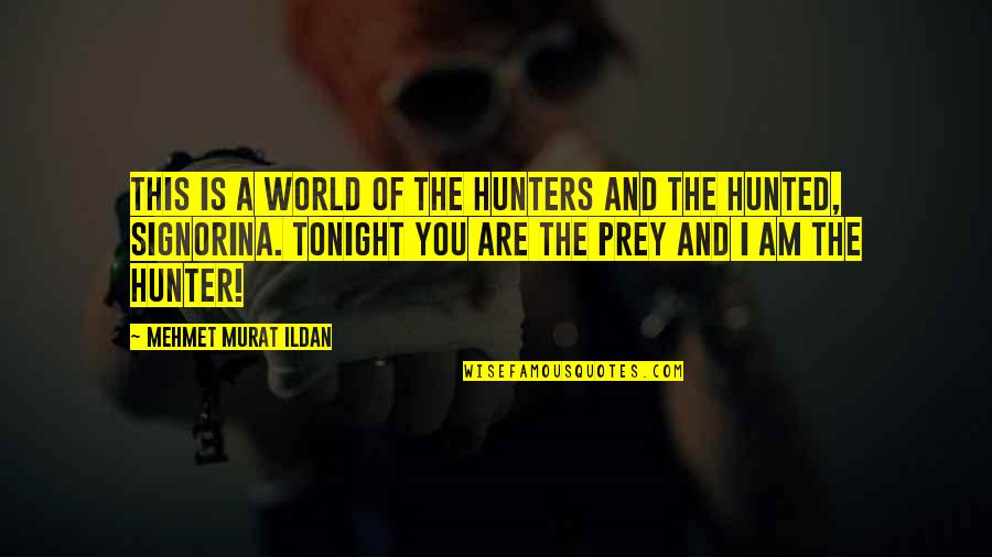 Hunter And Hunted Quotes By Mehmet Murat Ildan: This is a world of the hunters and Hunter And Hunted Quotes By Mehmet Murat Ildan: This is a world of the hunters and
