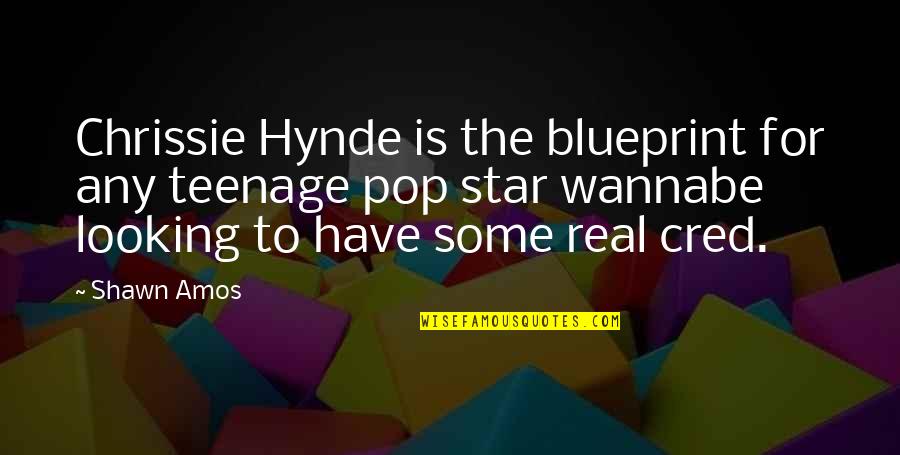 Hurdling Drills Quotes By Shawn Amos: Chrissie Hynde is the blueprint for any teenage Hurdling Drills Quotes By Shawn Amos: Chrissie Hynde is the blueprint for any teenage