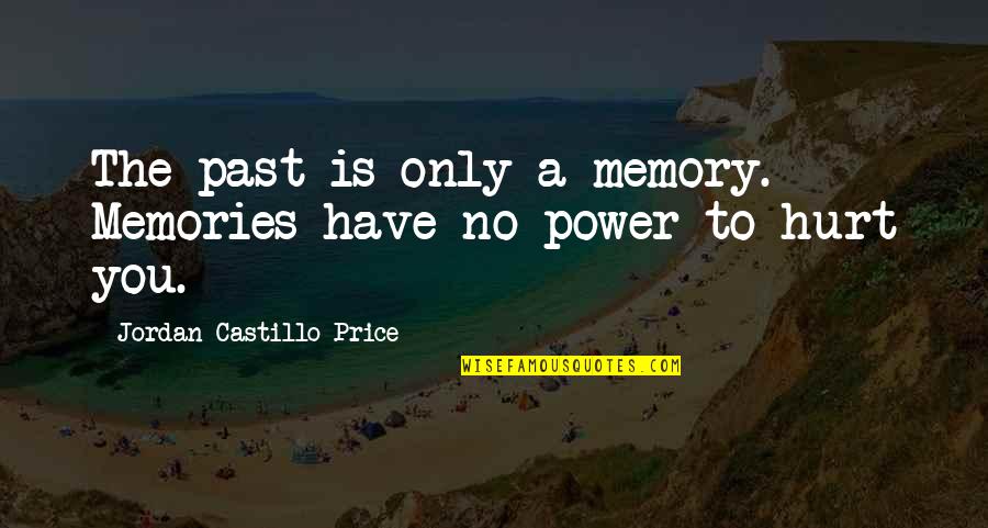 Hurt From The Past Quotes By Jordan Castillo Price: The past is only a memory. Memories have