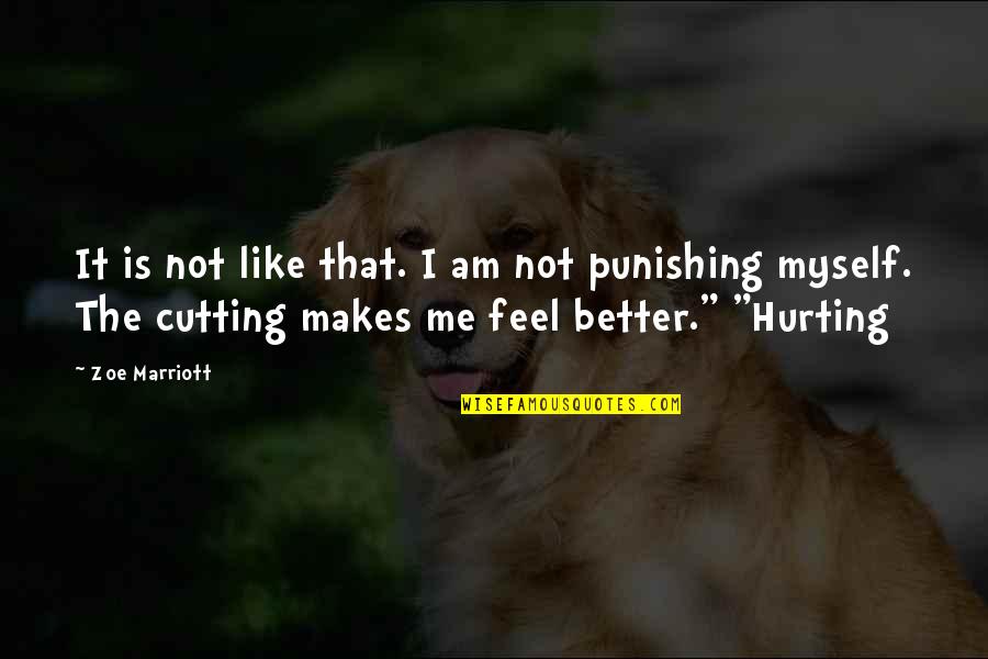 Hurting Me Quotes By Zoe Marriott: It is not like that. I am not