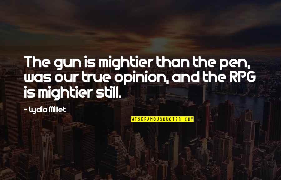 Huskiness Crossword Quotes By Lydia Millet: The gun is mightier than the pen, was Huskiness Crossword Quotes By Lydia Millet: The gun is mightier than the pen, was