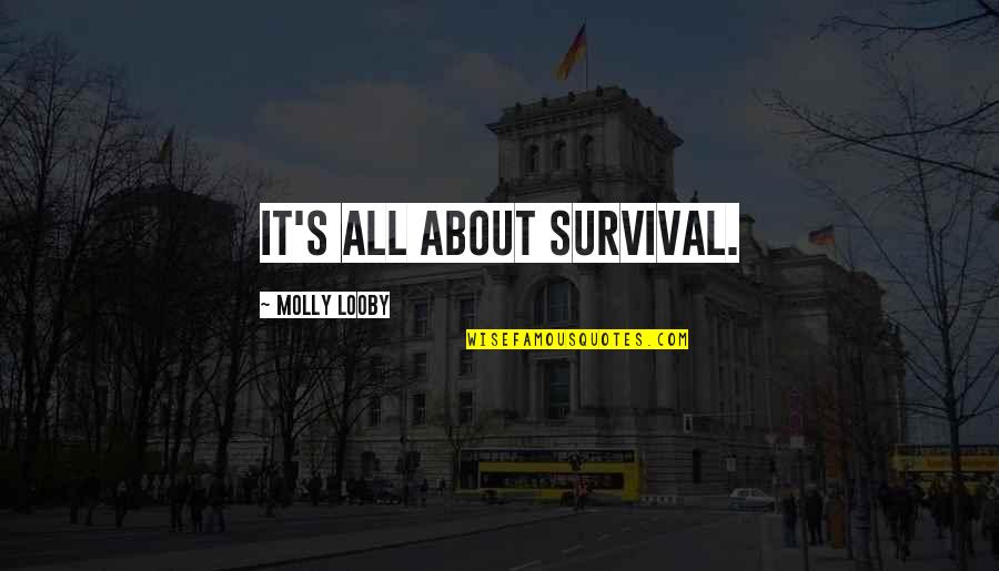 Hypernet Quotes By Molly Looby: It's all about survival. Hypernet Quotes By Molly Looby: It's all about survival.