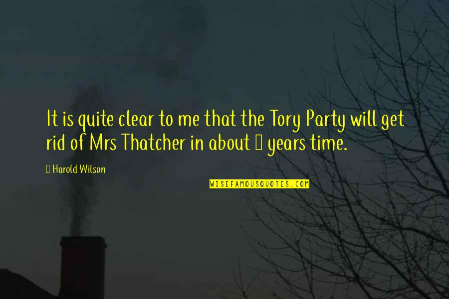 Hypersceptic Quotes By Harold Wilson: It is quite clear to me that the Hypersceptic Quotes By Harold Wilson: It is quite clear to me that the