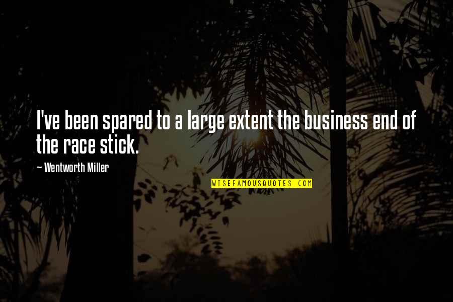 Hypersonic Quotes By Wentworth Miller: I've been spared to a large extent the