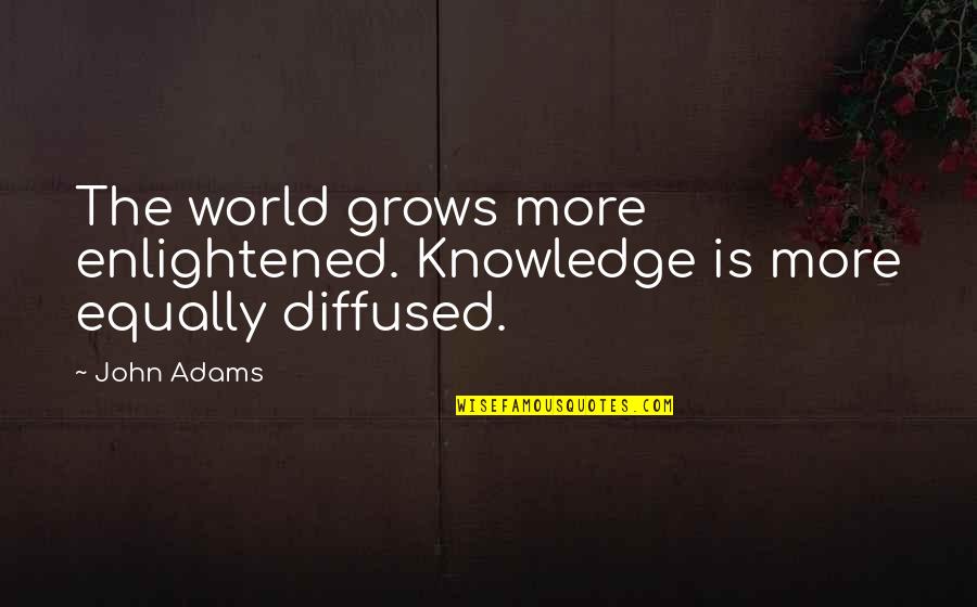 Hypocrite Family Quotes By John Adams: The world grows more enlightened. Knowledge is more