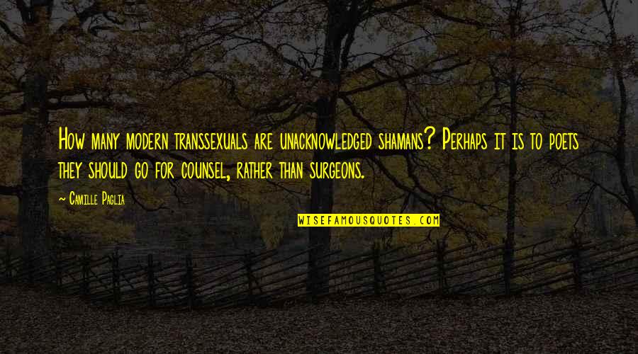 Hyrkanian Conan Quotes By Camille Paglia: How many modern transsexuals are unacknowledged shamans? Perhaps Hyrkanian Conan Quotes By Camille Paglia: How many modern transsexuals are unacknowledged shamans? Perhaps