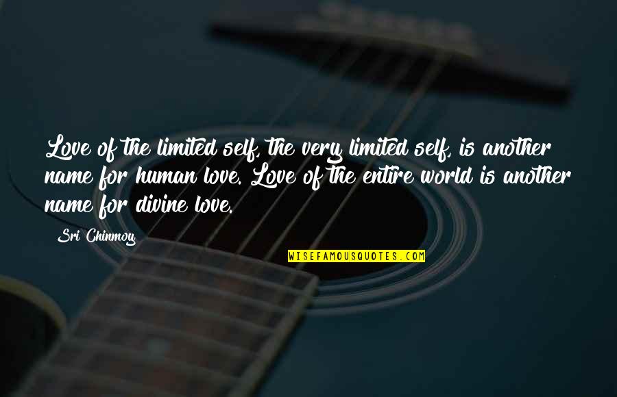 Hzneu Quotes By Sri Chinmoy: Love of the limited self, the very limited Hzneu Quotes By Sri Chinmoy: Love of the limited self, the very limited