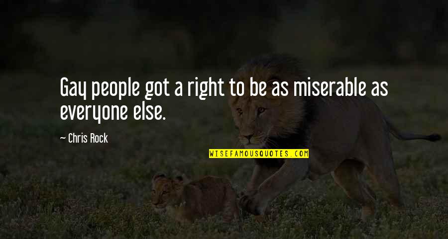 I Always Play To Win Quotes By Chris Rock: Gay people got a right to be as