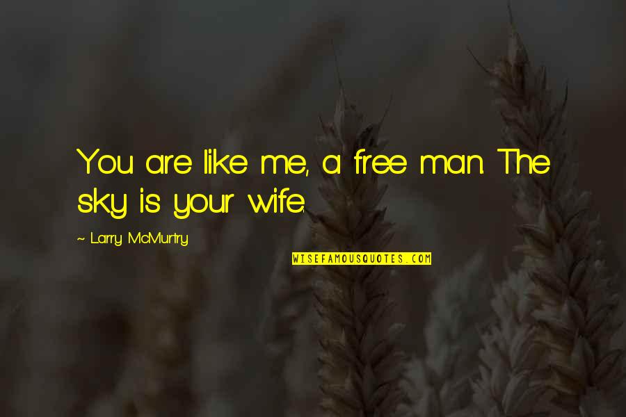 I Am A Free Man Quotes By Larry McMurtry: You are like me, a free man. The I Am A Free Man Quotes By Larry McMurtry: You are like me, a free man. The