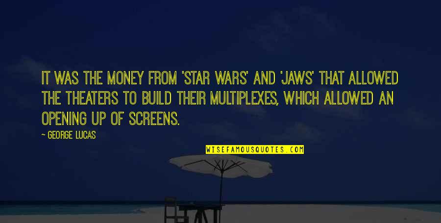 I Am Bubbly Quotes By George Lucas: It was the money from 'Star Wars' and I Am Bubbly Quotes By George Lucas: It was the money from 'Star Wars' and
