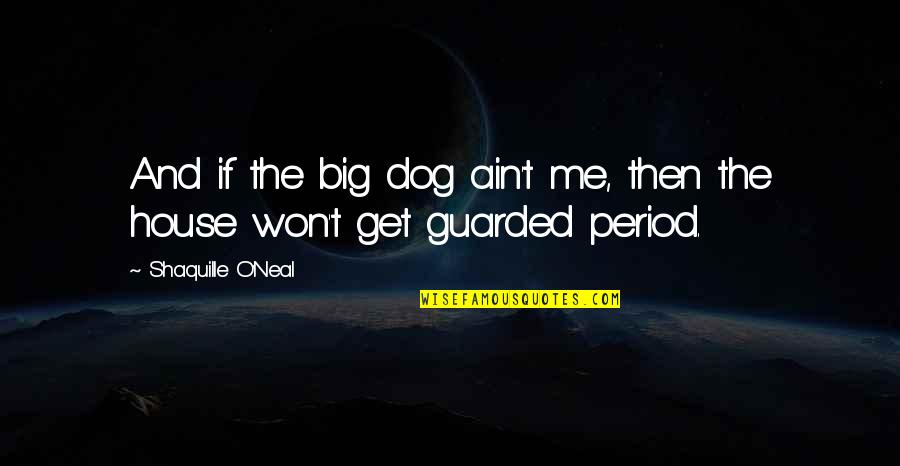 I Am Guarded Quotes By Shaquille O'Neal: And if the big dog ain't me, then