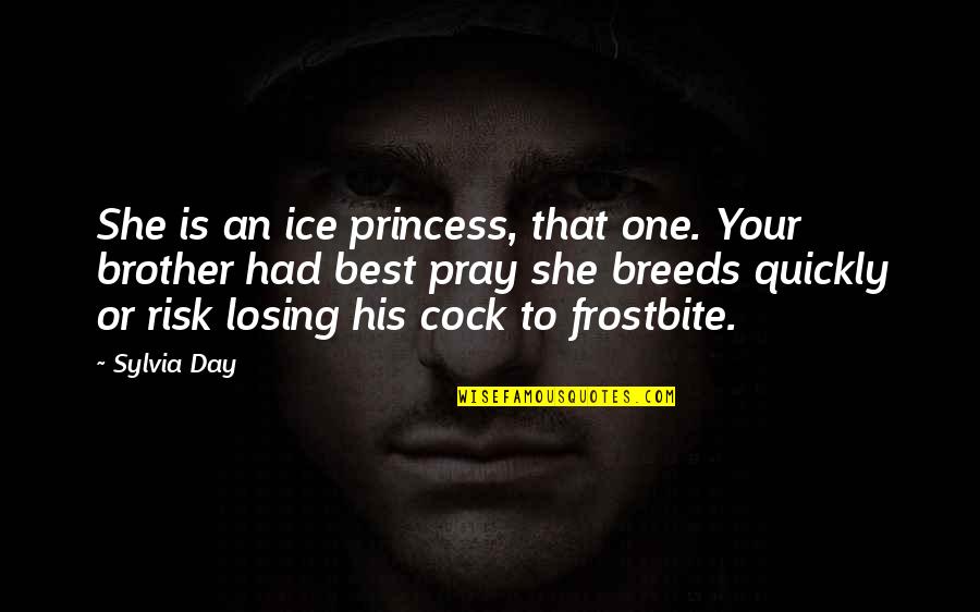 I Am His Princess Quotes By Sylvia Day: She is an ice princess, that one. Your