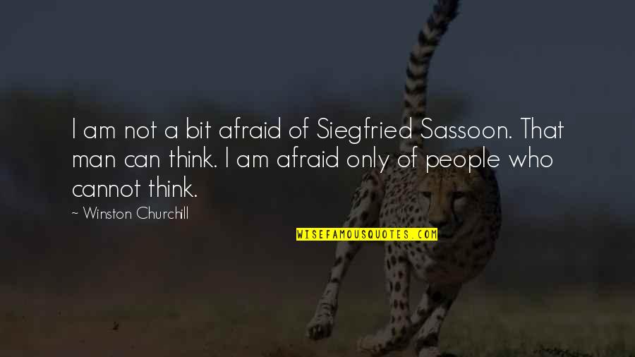 I Am Not Afraid Quotes By Winston Churchill: I am not a bit afraid of Siegfried