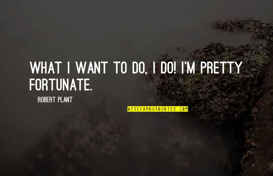 I Am Not Pretty Quotes By Robert Plant: What I want to do, I do! I'm