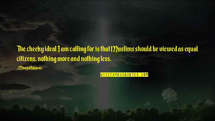 I Am Nothing Quotes By Maajid Nawaz: The cheeky ideal I am calling for is