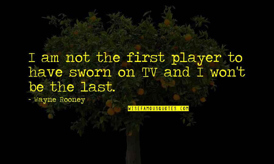 I Am Player Quotes By Wayne Rooney: I am not the first player to have