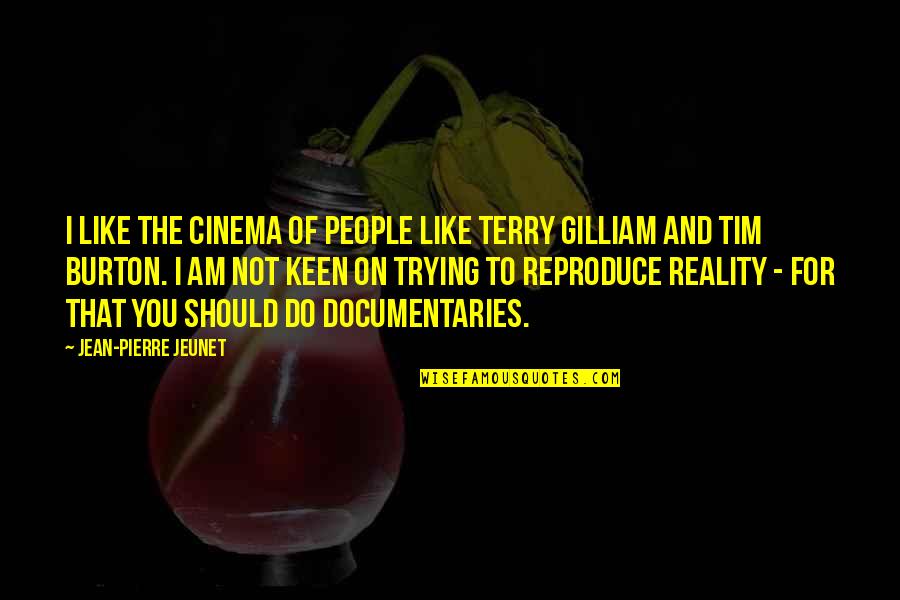 I Am Really Sorry My Friend Quotes By Jean-Pierre Jeunet: I like the cinema of people like Terry I Am Really Sorry My Friend Quotes By Jean-Pierre Jeunet: I like the cinema of people like Terry