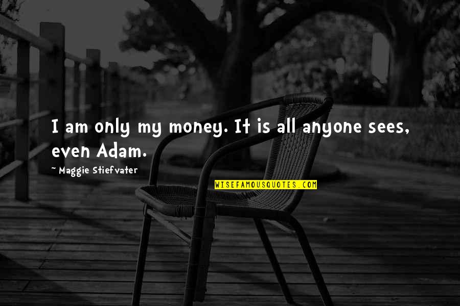 I Am Sad Quotes By Maggie Stiefvater: I am only my money. It is all I Am Sad Quotes By Maggie Stiefvater: I am only my money. It is all