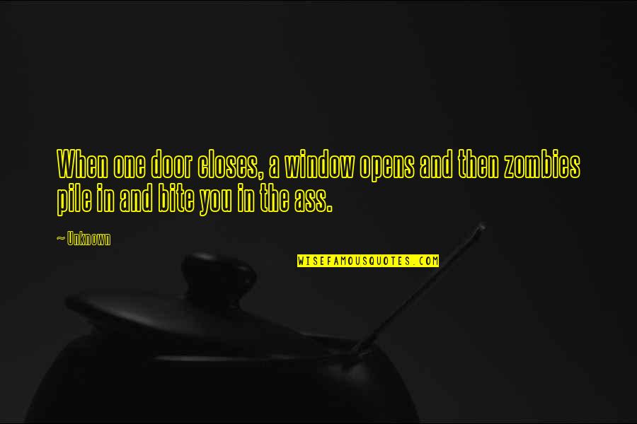 I Am So Proud Of My Daughter Quotes By Unknown: When one door closes, a window opens and