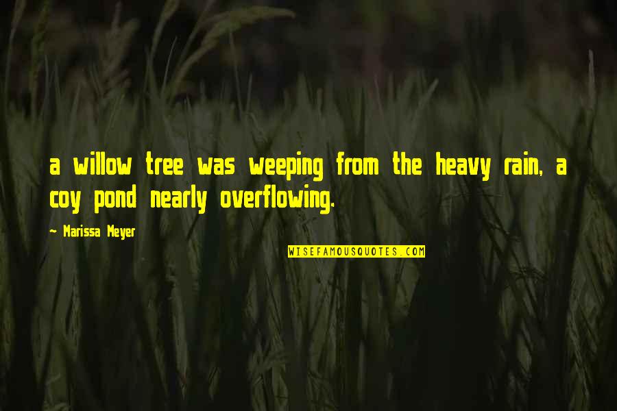 I Am Weeping Quotes By Marissa Meyer: a willow tree was weeping from the heavy