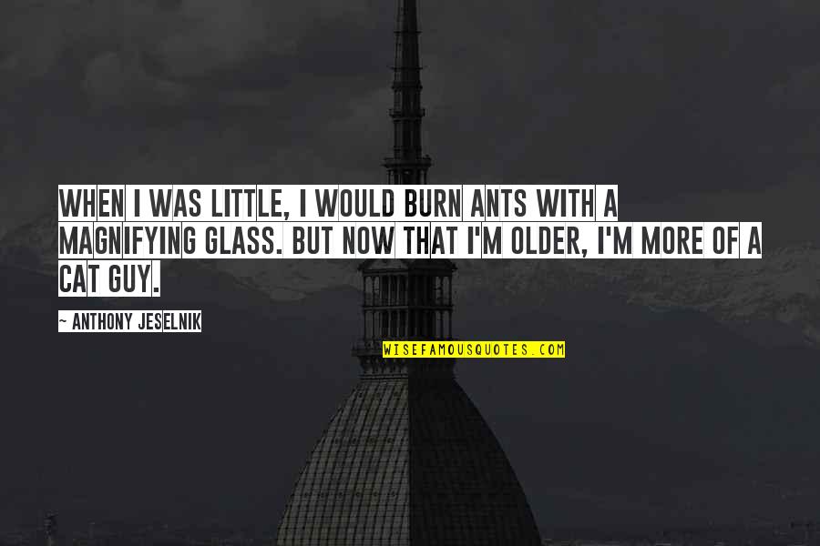 I Burn Quotes By Anthony Jeselnik: When I was little, I would burn ants