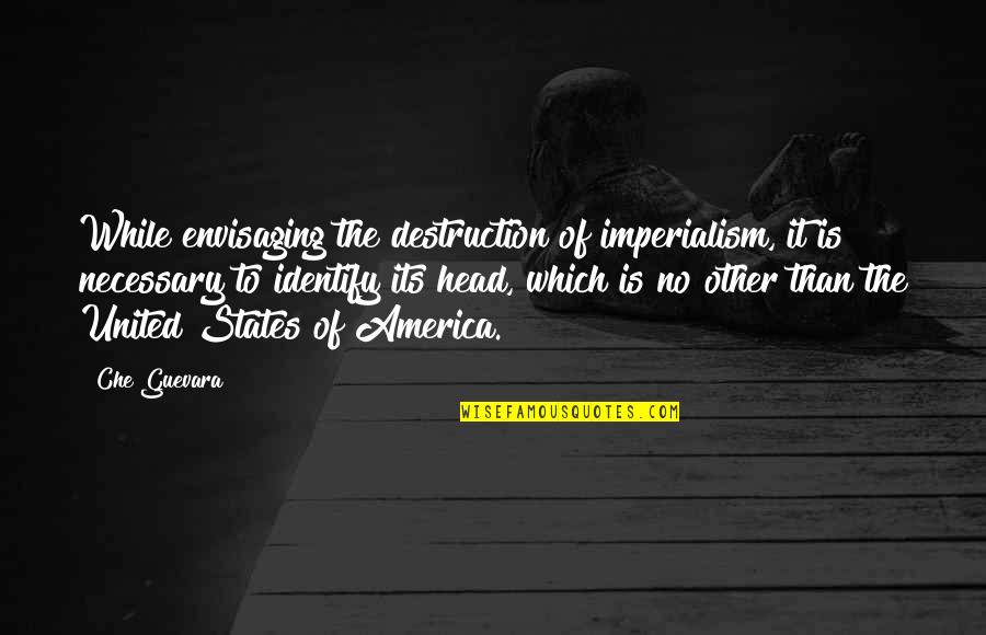 I Care About Everyone But No One Cares About Me Quotes By Che Guevara: While envisaging the destruction of imperialism, it is
