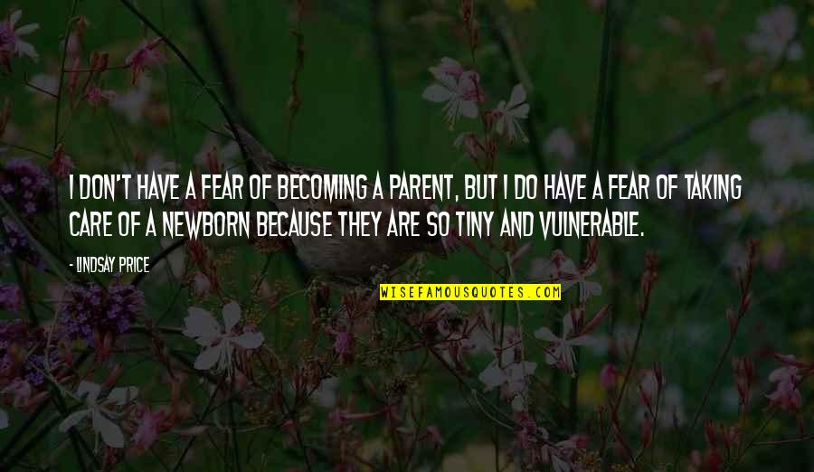 I Do It Because I Care Quotes By Lindsay Price: I don't have a fear of becoming a