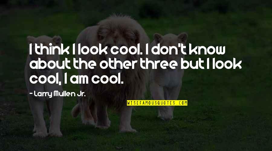 I Don T Know Quotes By Larry Mullen Jr.: I think I look cool. I don't know