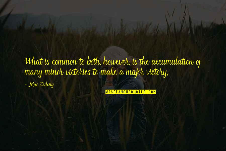 I Feel Hated Quotes By Mao Zedong: What is common to both, however, is the