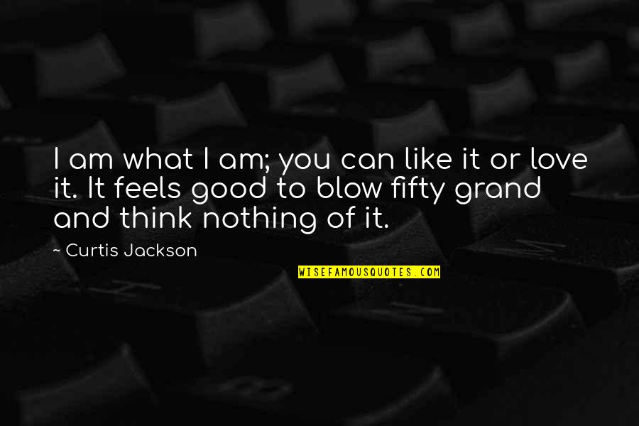 I Feel Nothing Quotes By Curtis Jackson: I am what I am; you can like