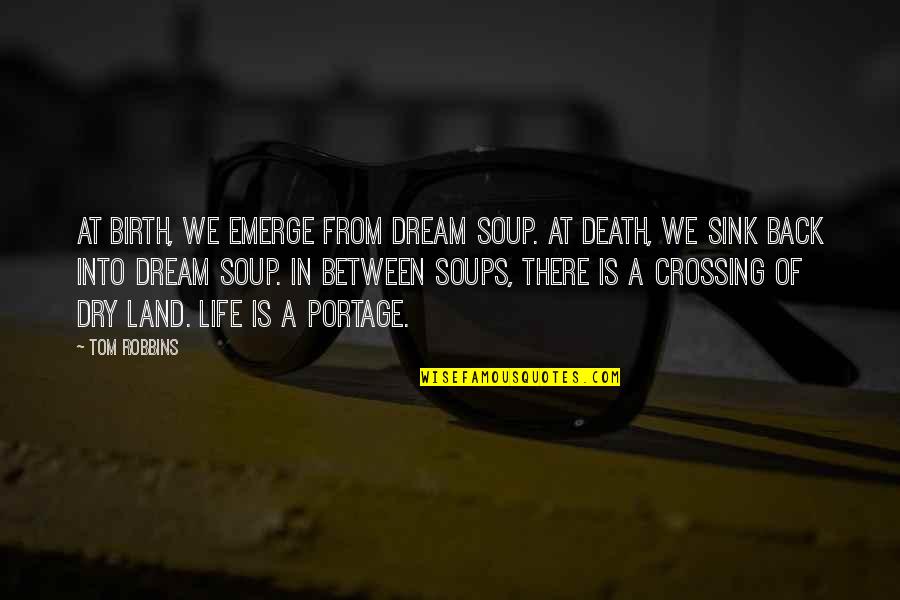 I Hate My Family So Much Quotes By Tom Robbins: At birth, we emerge from dream soup. At