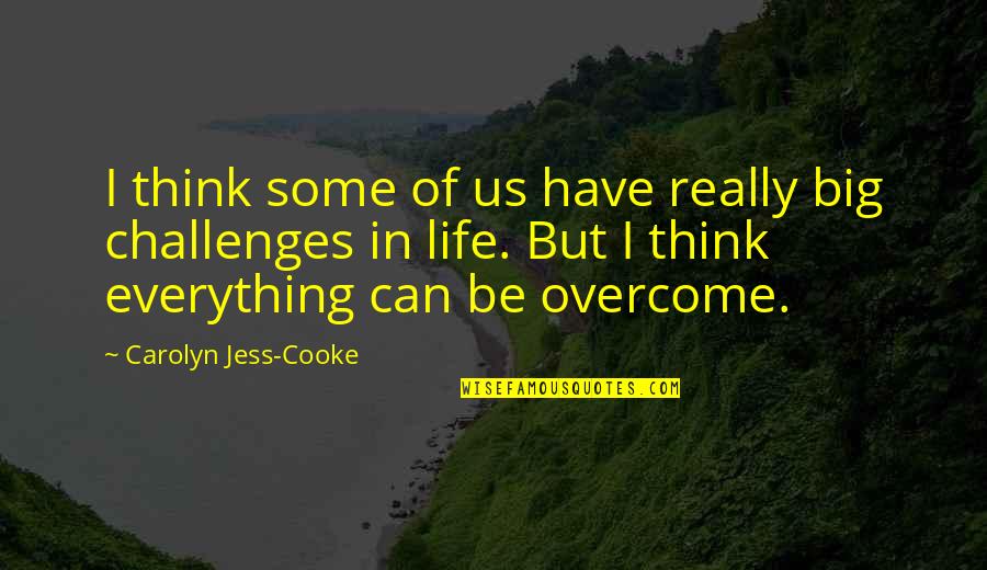 I Have Everything In Life Quotes By Carolyn Jess-Cooke: I think some of us have really big