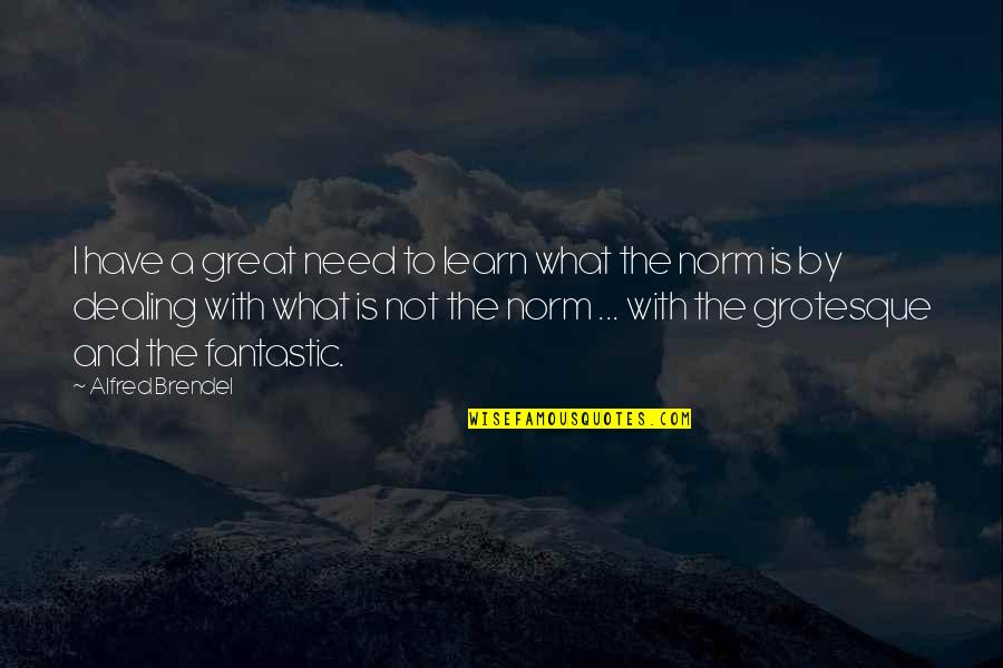 I Have No Desire To Learn Quotes By Alfred Brendel: I have a great need to learn what I Have No Desire To Learn Quotes By Alfred Brendel: I have a great need to learn what