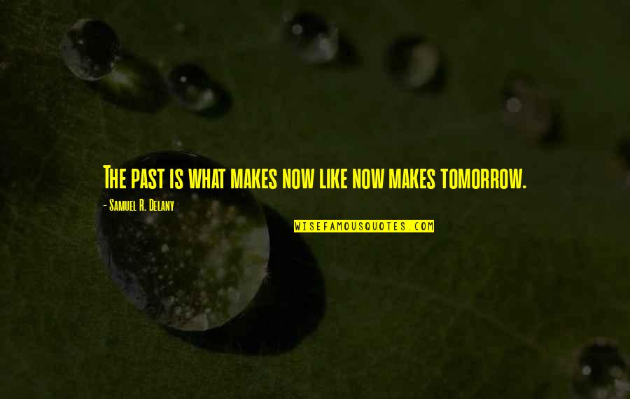 I Just Leveled Up Quotes By Samuel R. Delany: The past is what makes now like now I Just Leveled Up Quotes By Samuel R. Delany: The past is what makes now like now