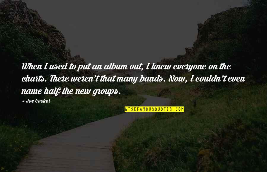 I Knew Quotes By Joe Cocker: When I used to put an album out,