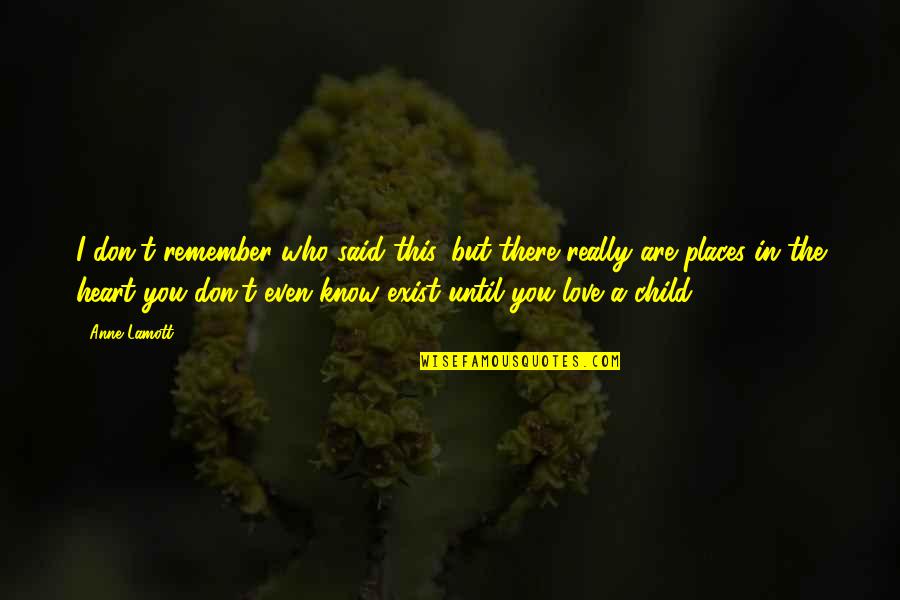 I Know Places Quotes By Anne Lamott: I don't remember who said this, but there