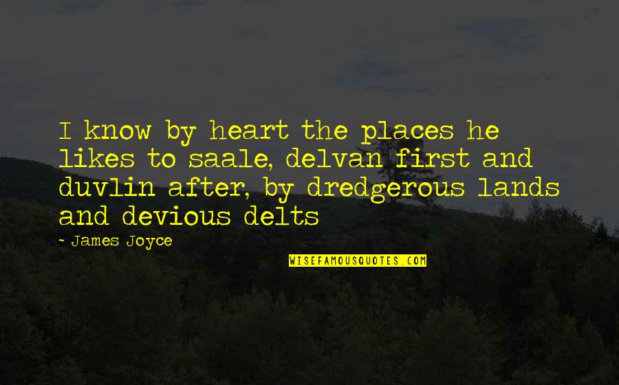 I Know Places Quotes By James Joyce: I know by heart the places he likes