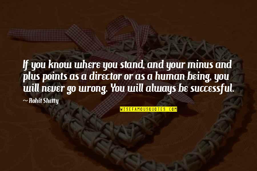 I Know Where I Stand With You Quotes By Rohit Shetty: If you know where you stand, and your