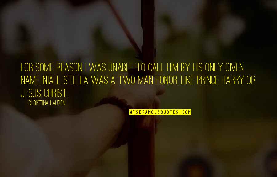 I Love Only Him Quotes By Christina Lauren: For some reason I was unable to call I Love Only Him Quotes By Christina Lauren: For some reason I was unable to call