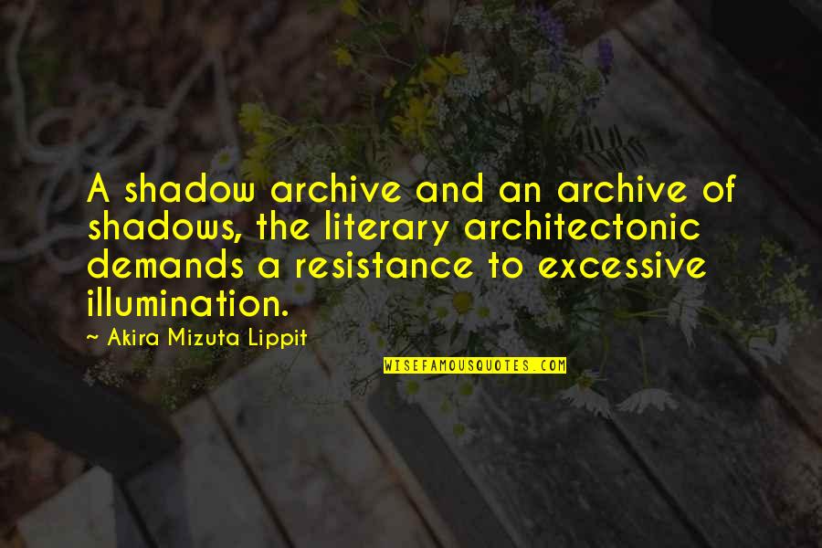 I Love Spicy Food Quotes By Akira Mizuta Lippit: A shadow archive and an archive of shadows,