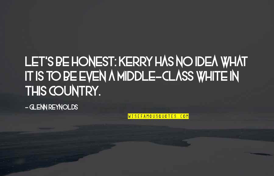 I May Not Be The Prettiest Quotes By Glenn Reynolds: Let's be honest: Kerry has no idea what