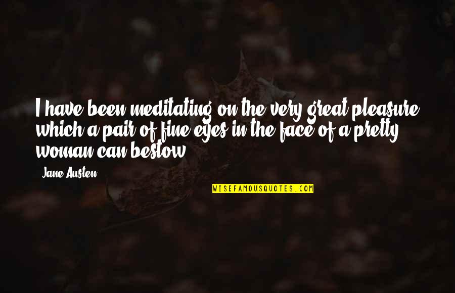 I Miss Everyone Quotes By Jane Austen: I have been meditating on the very great